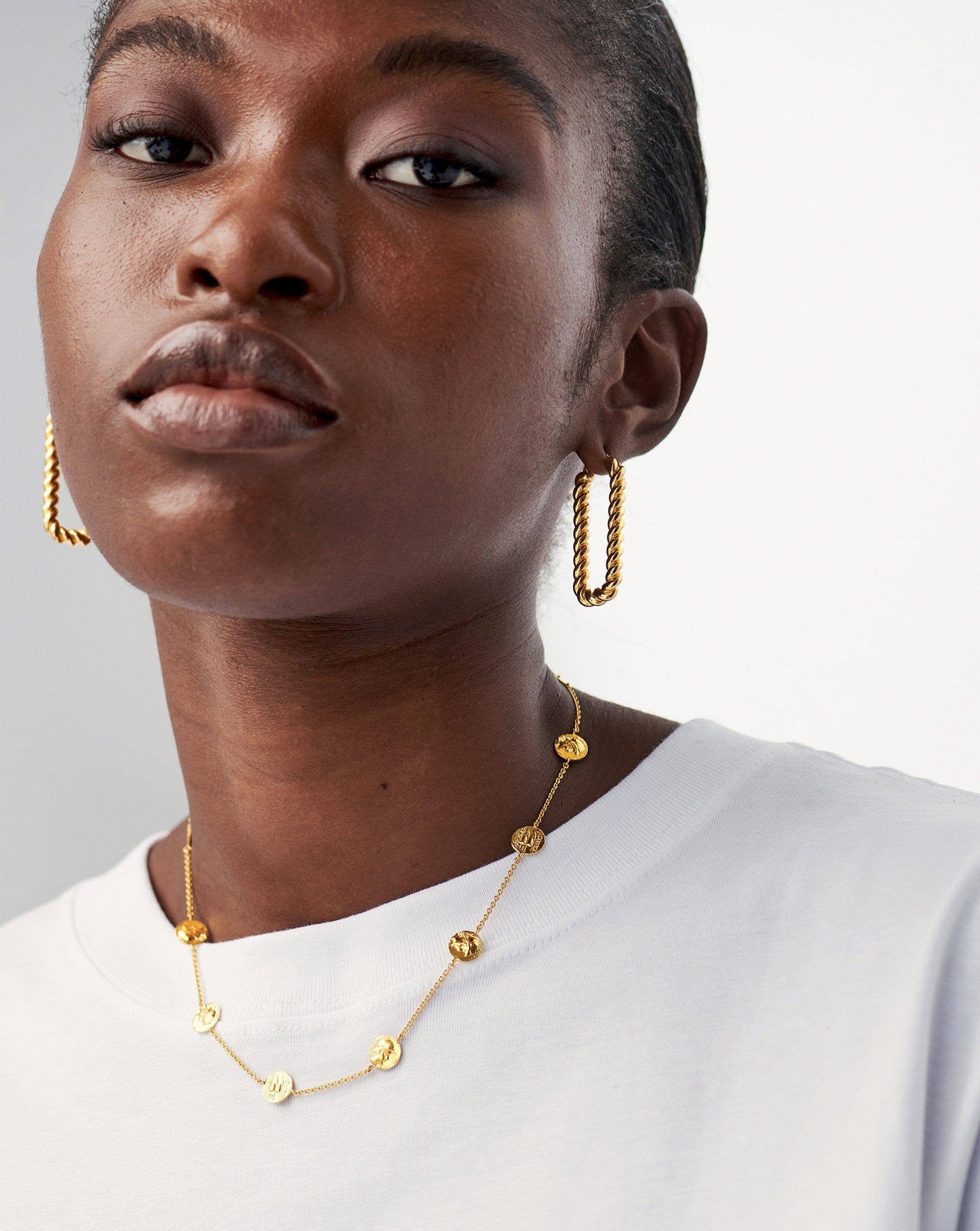 Lucy Williams Legion Coin Choker Necklaces Missoma 