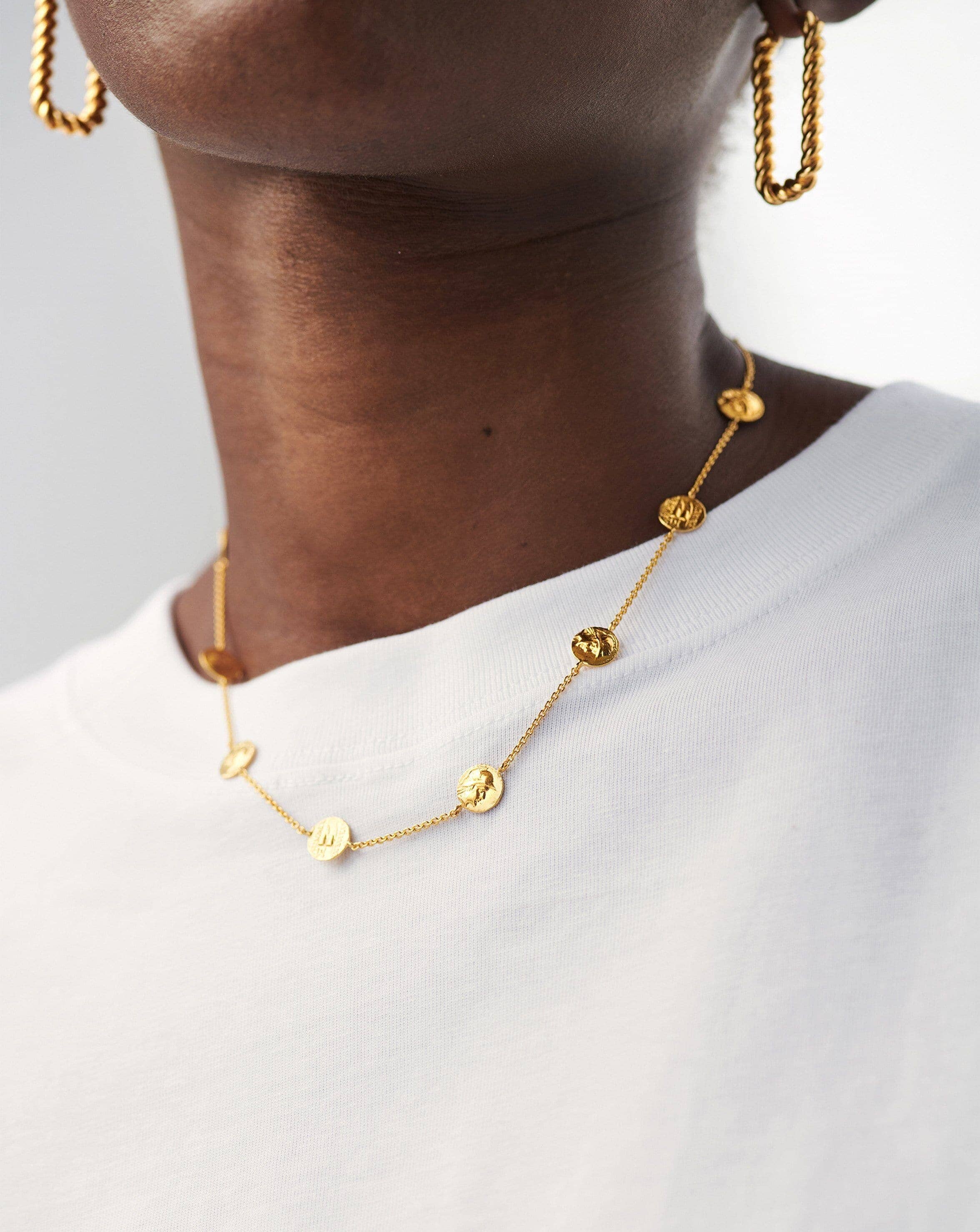 Lucy Williams Legion Coin Choker Necklaces Missoma 