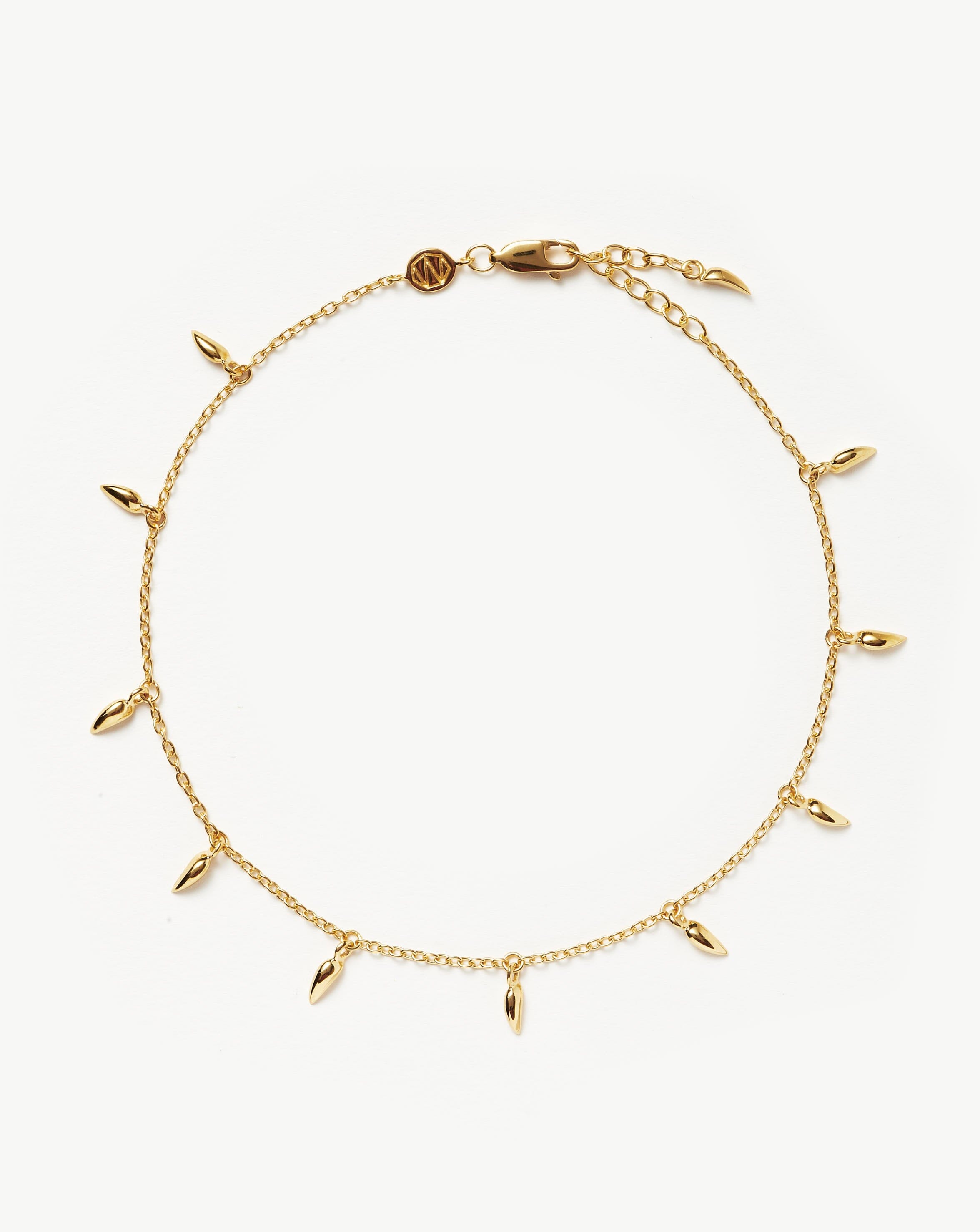 Lucy Williams Mini Fang Anklet Anklets Missoma 