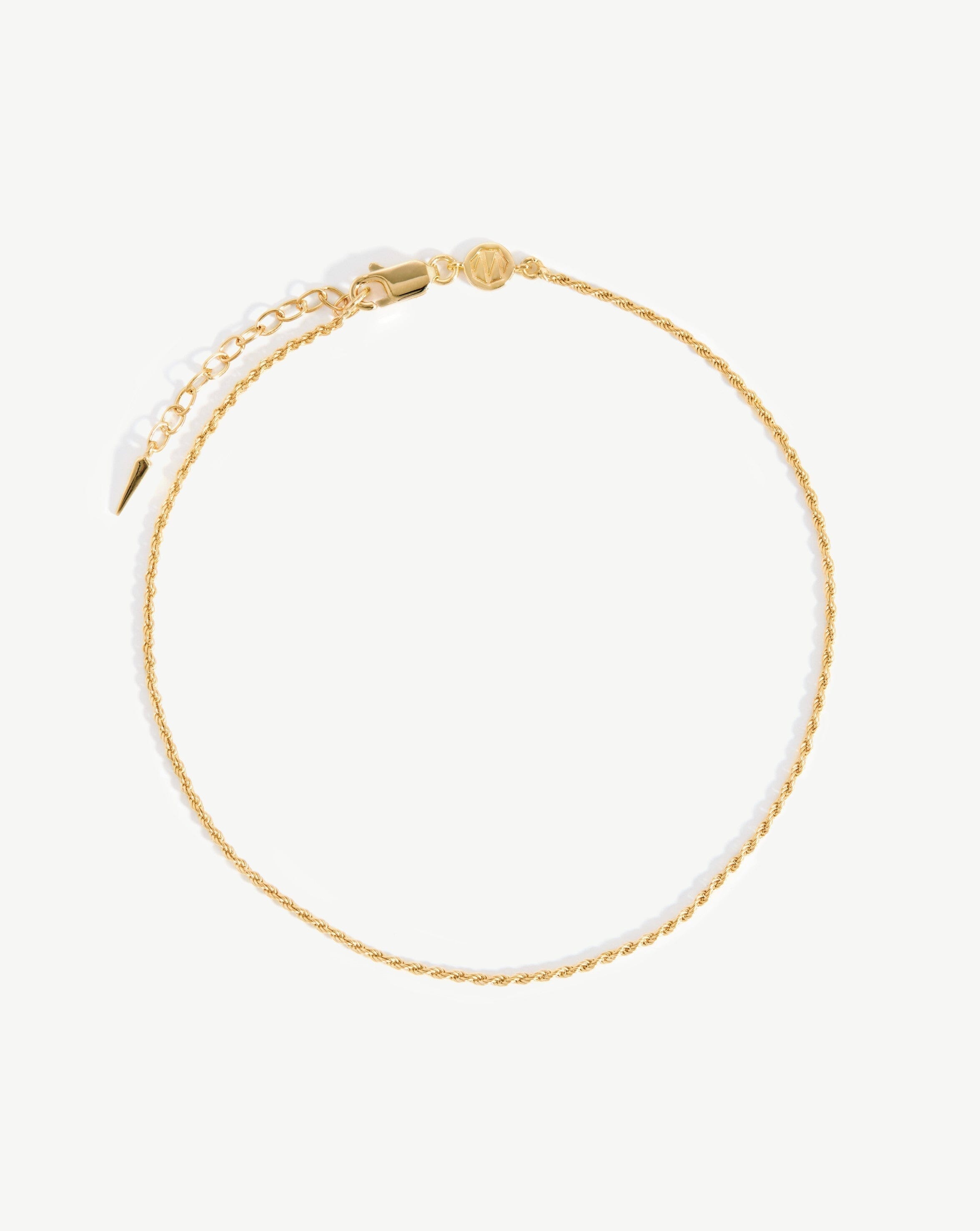 Lucy Williams Rope Anklet Anklets Missoma 