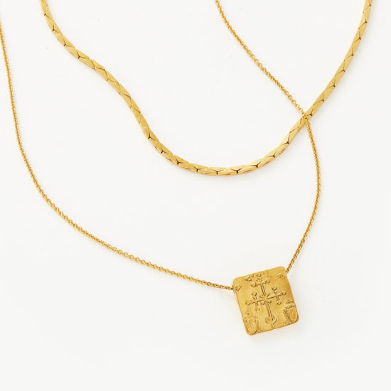 Lucy Williams Square Coin Necklace Set Layering Sets Missoma 