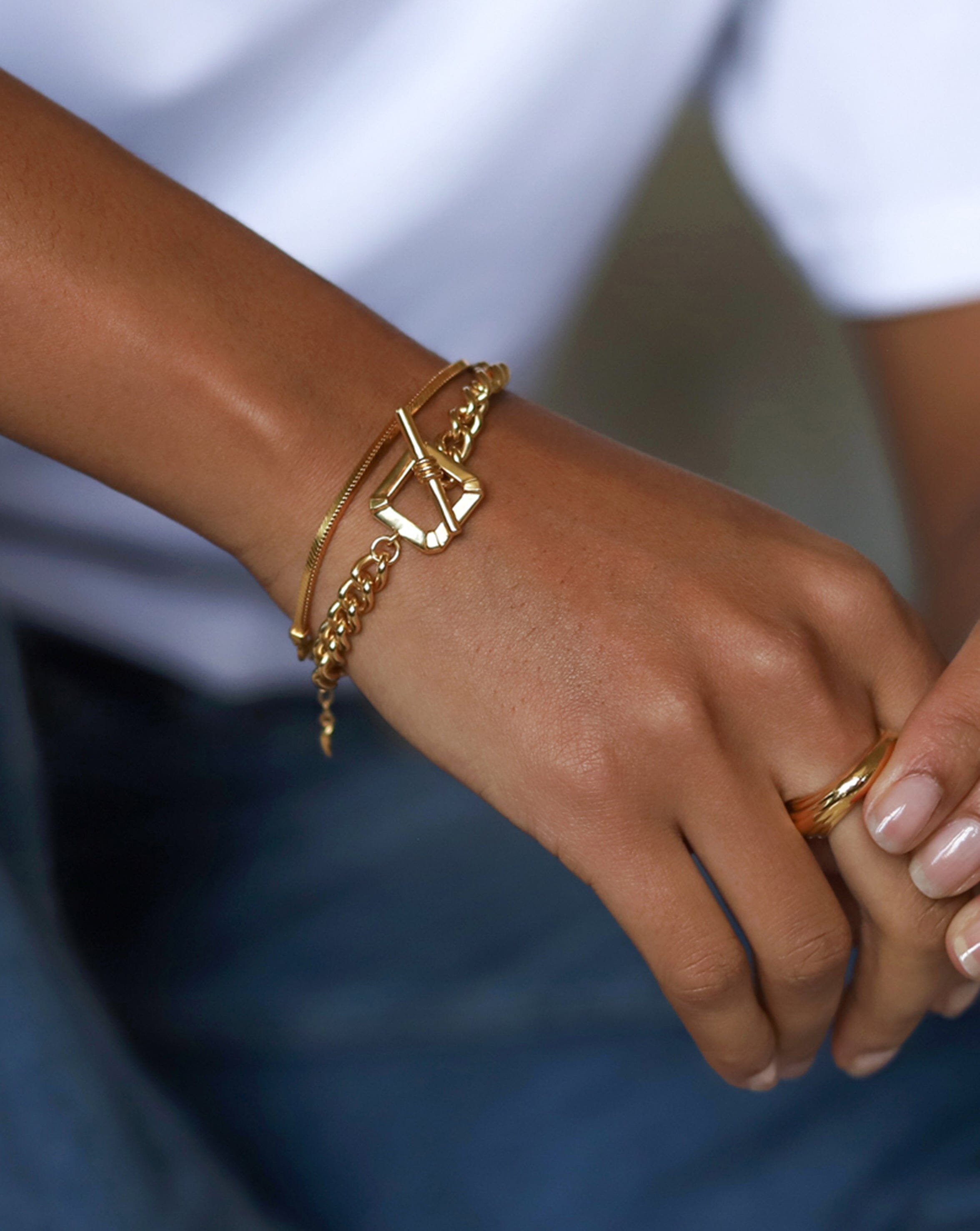 Lucy Williams T-Bar Chain Bracelet Bracelets Missoma 