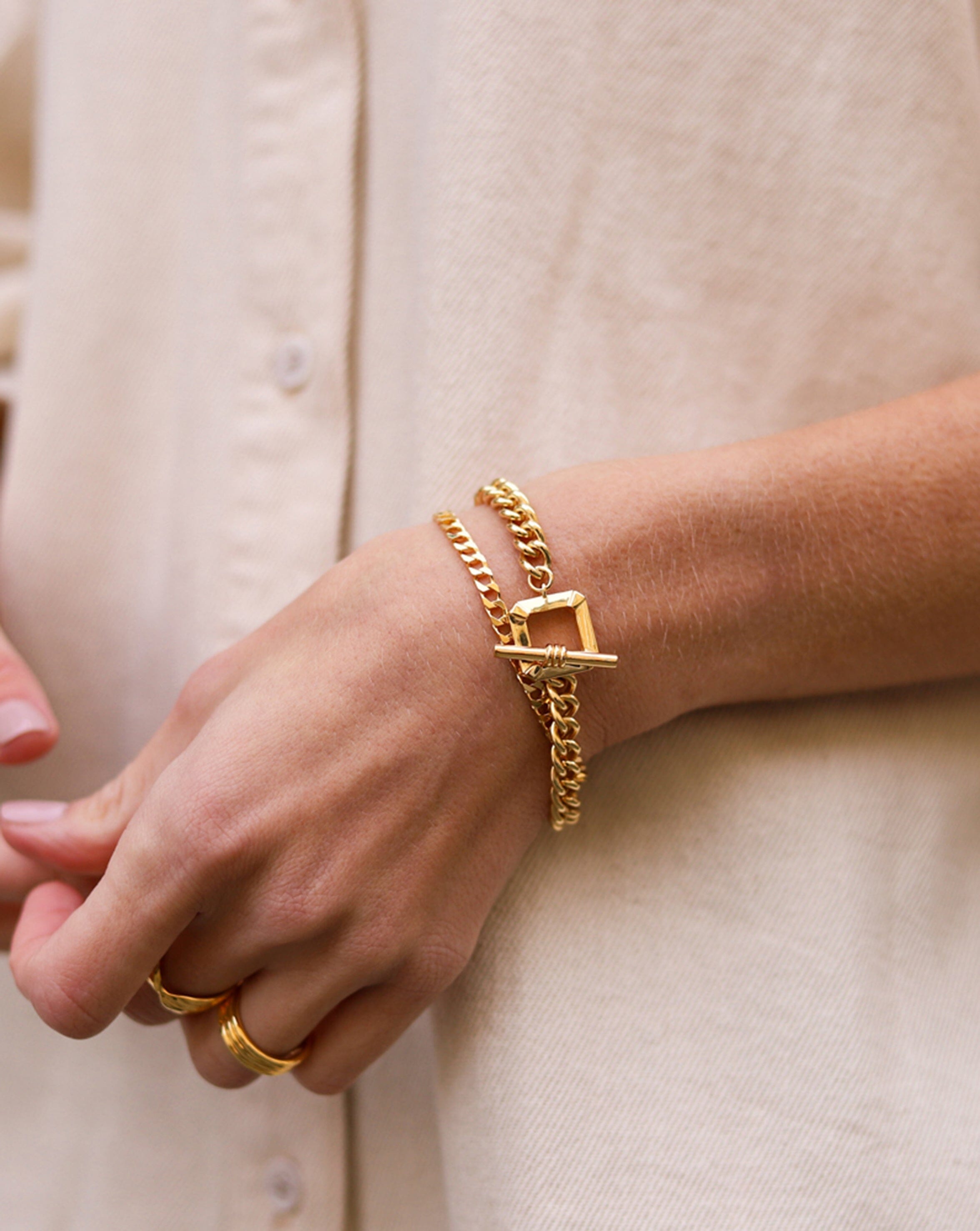 Lucy Williams T-Bar Chain Bracelet Bracelets Missoma 