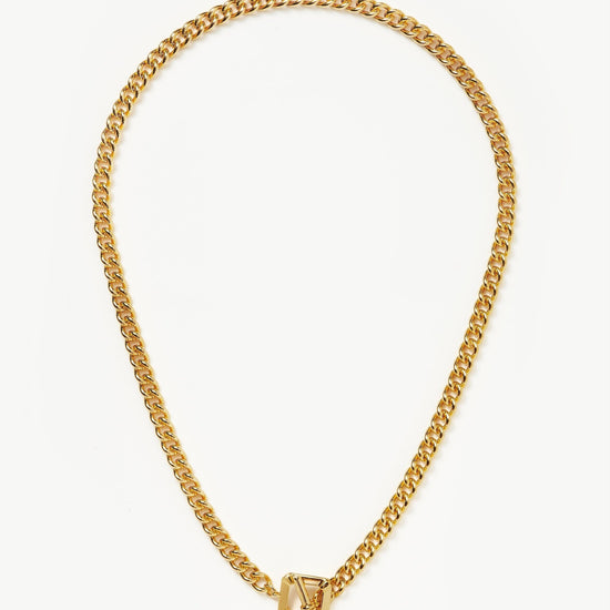 Lucy Williams T-Bar Chain Necklace | 18ct Gold Plated Necklaces Missoma 