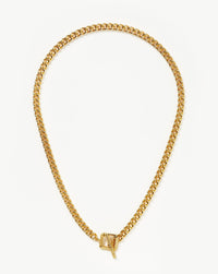 Lucy Williams T-Bar Chain Necklace | 18ct Gold Plated Necklaces Missoma 