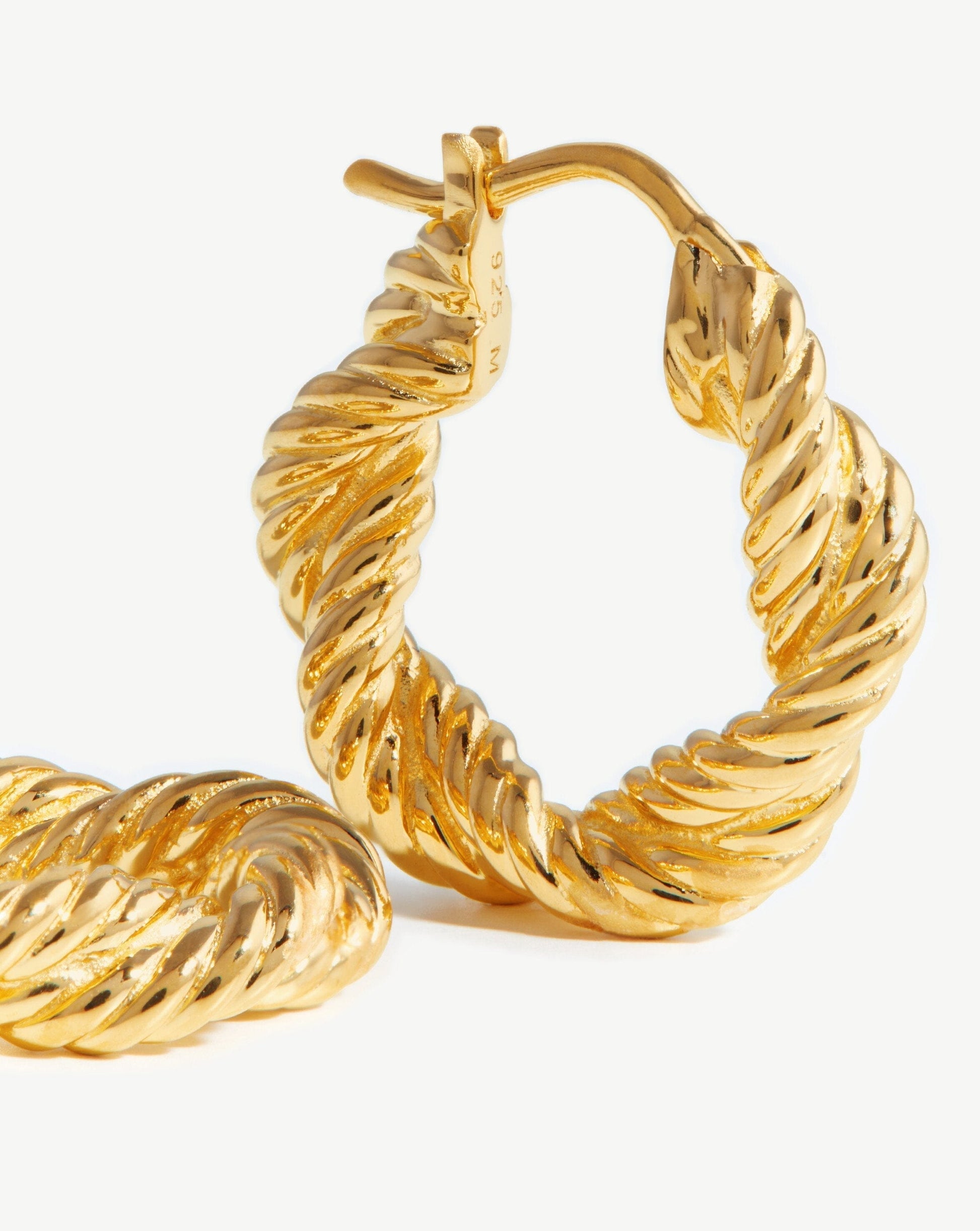 Marina Double Rope Hoop Earrings Earrings Missoma 