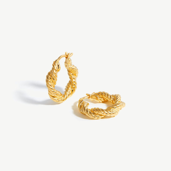 Marina Double Rope Hoop Earrings Earrings Missoma 