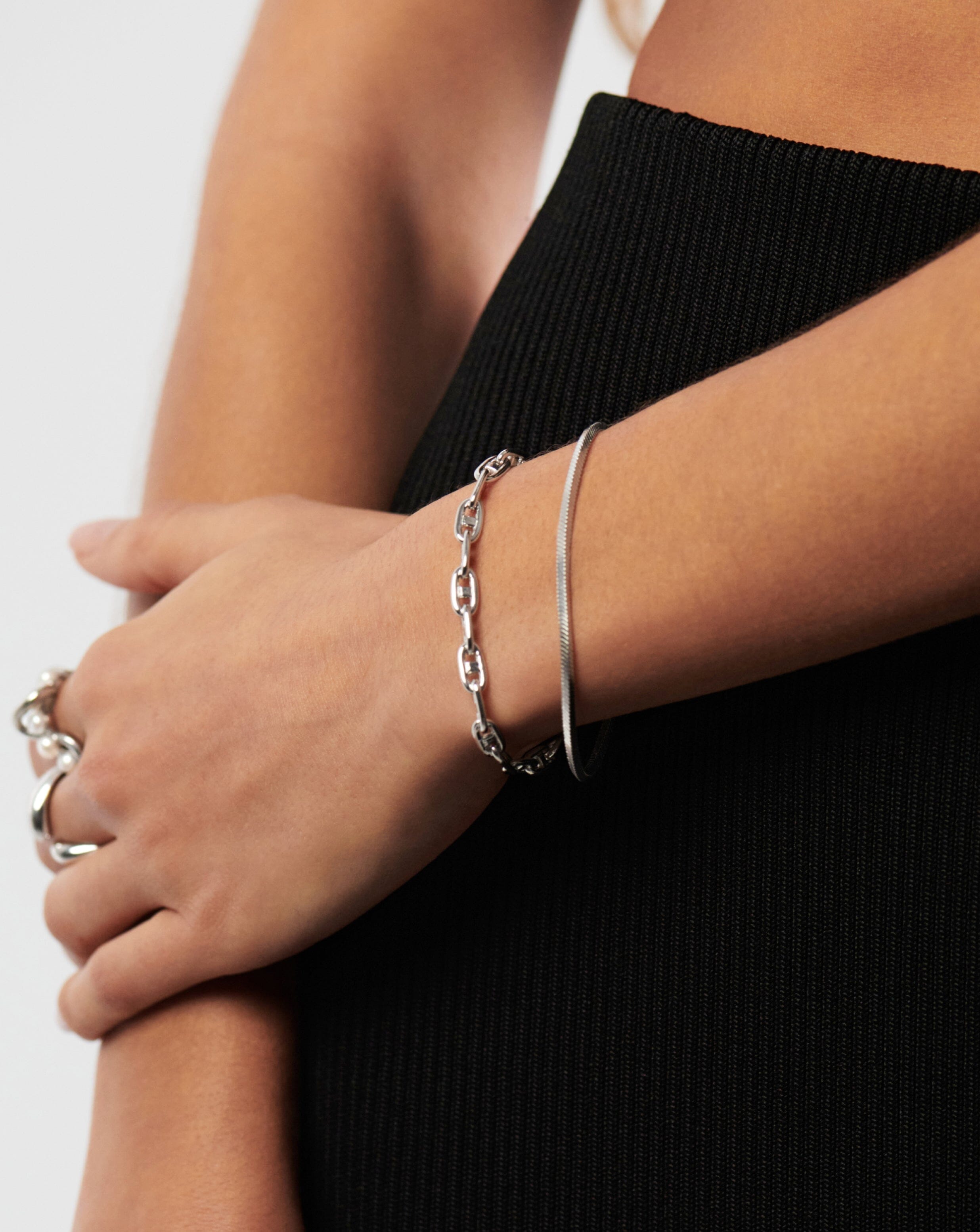 Mariner Chain Bracelet | Silver Plated Bracelets Missoma 