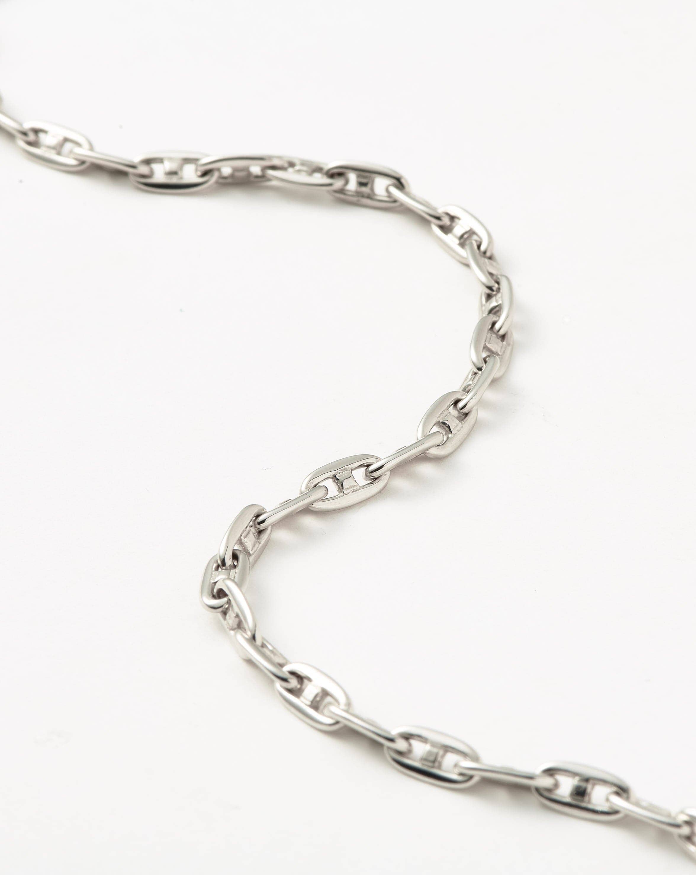 Mariner Long Chain Necklace | Silver Plated Necklaces Missoma 