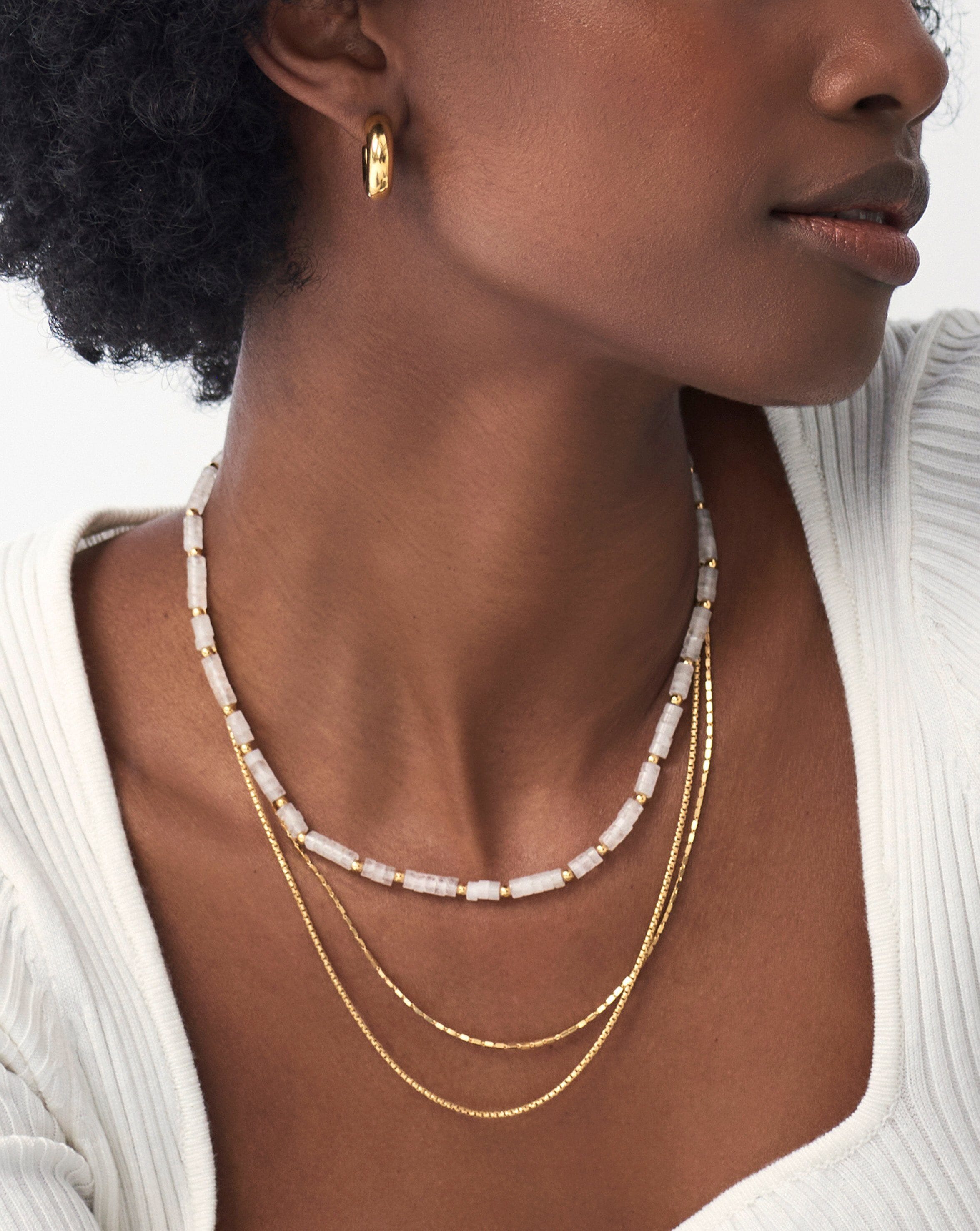 Medium Beaded Stack Necklace Necklaces Missoma 