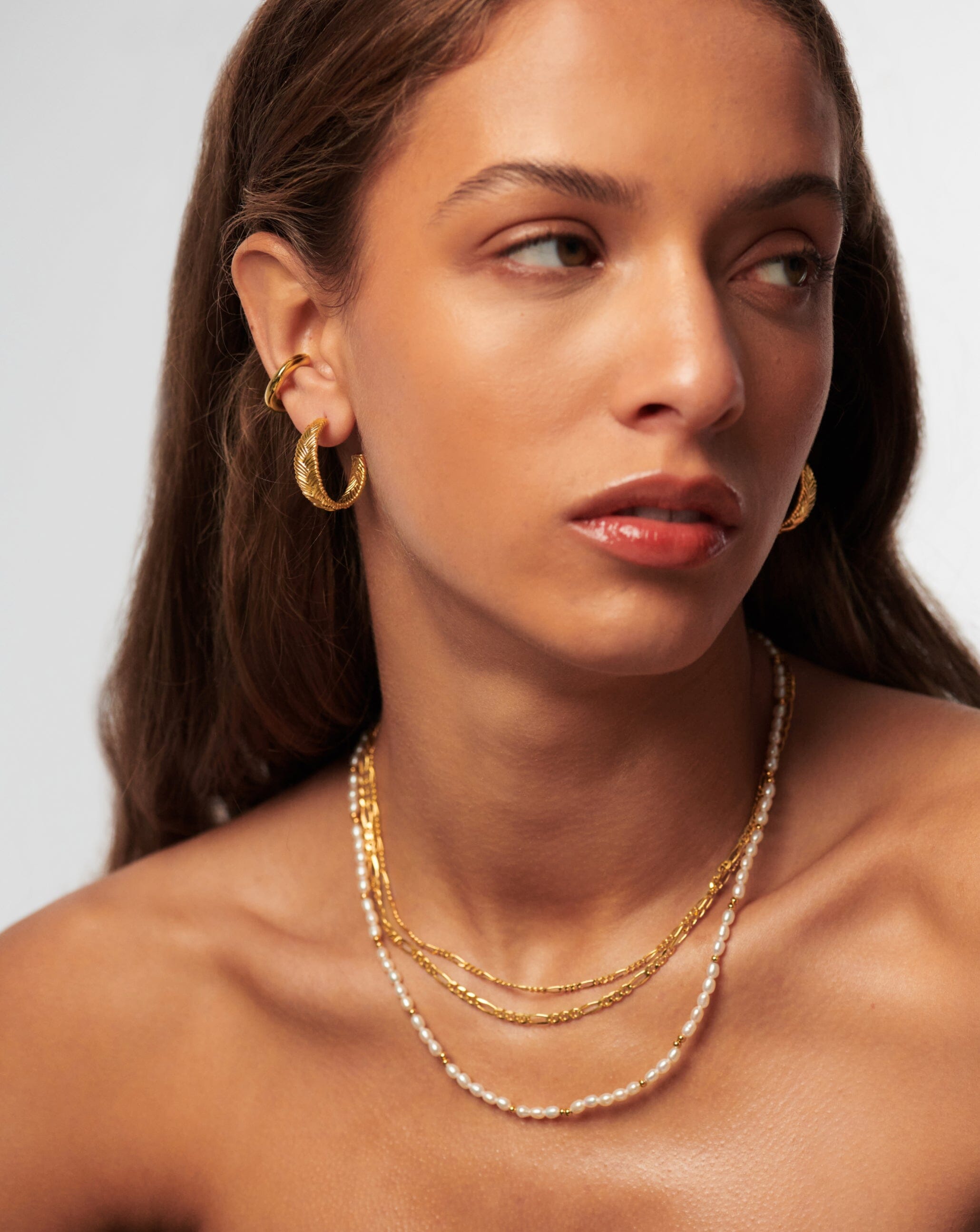 Medium Braid Hoop Earrings Earrings Missoma 