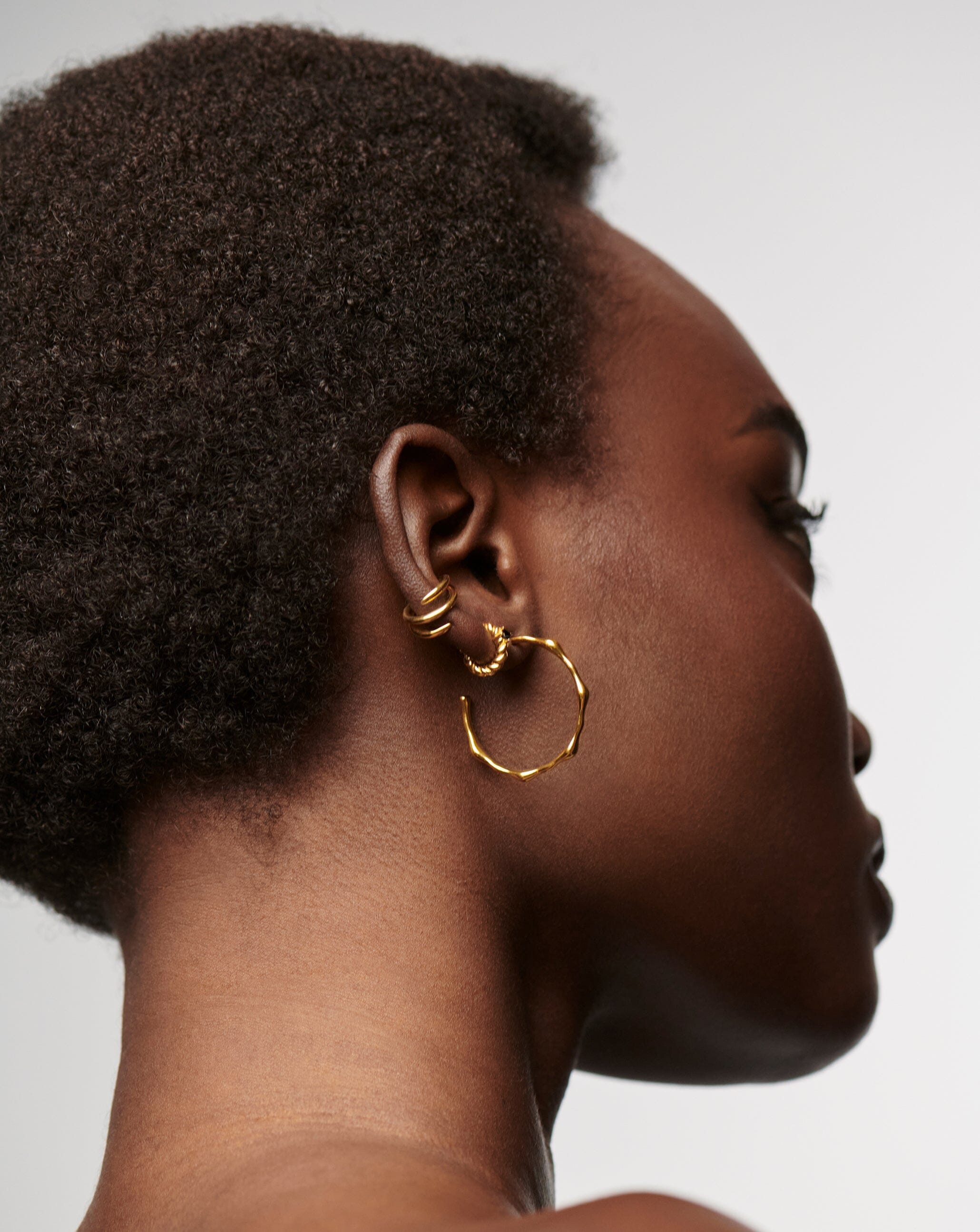 Medium Molten Hoop Earrings Earrings Missoma 