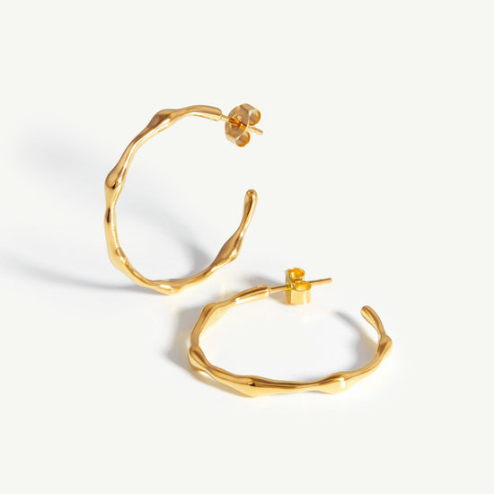 Medium Molten Hoop Earrings Earrings Missoma 
