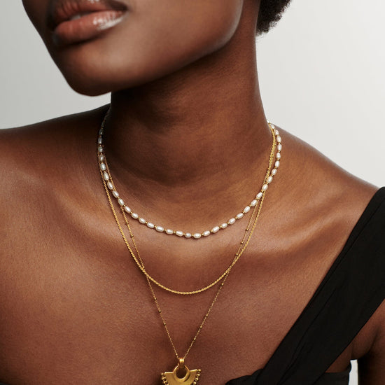 Medium Rope Chain Necklace | 18ct Gold Plated Vermeil Necklaces Missoma 