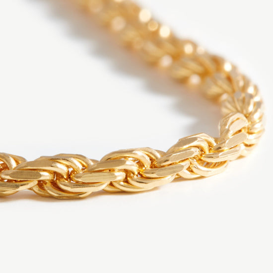 Medium Rope Chain Necklace | 18ct Gold Plated Vermeil Necklaces Missoma 