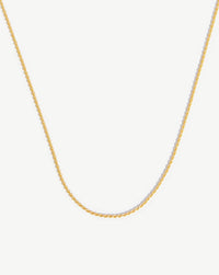 Medium Rope Chain Necklace | 18ct Gold Plated Vermeil Necklaces Missoma 