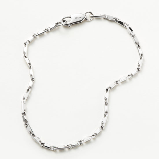 Men's Interlocking Link Chain Bracelet | Sterling Silver Bracelets Missoma 