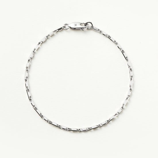 Men's Interlocking Link Chain Bracelet | Sterling Silver Bracelets Missoma 