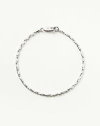 Men's Interlocking Link Chain Bracelet | Sterling Silver Bracelets Missoma 