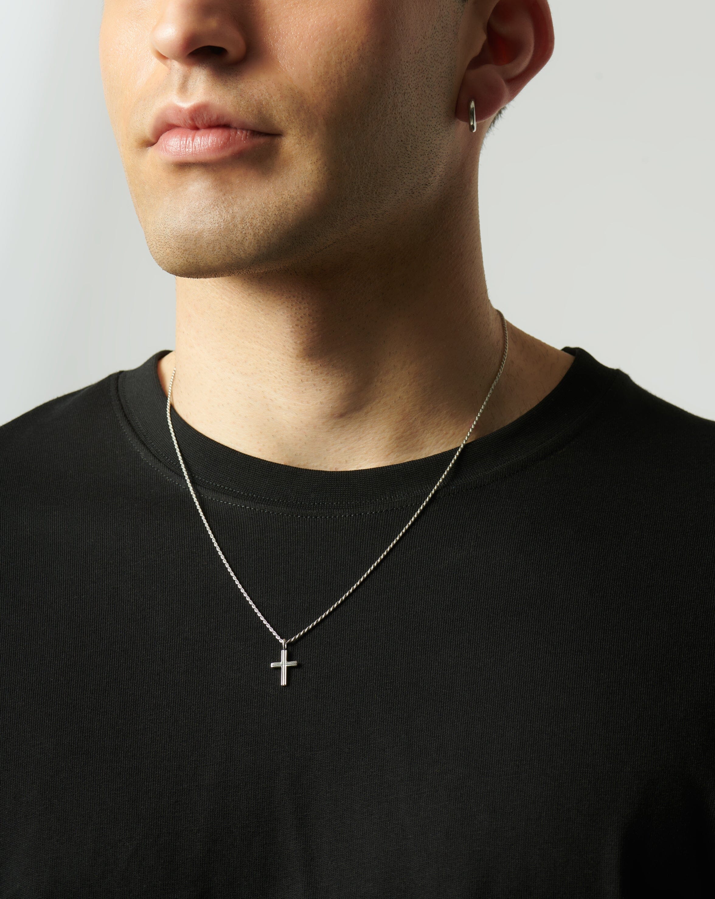 Mens Lucy Williams Classic Cross Necklace Necklaces Missoma 