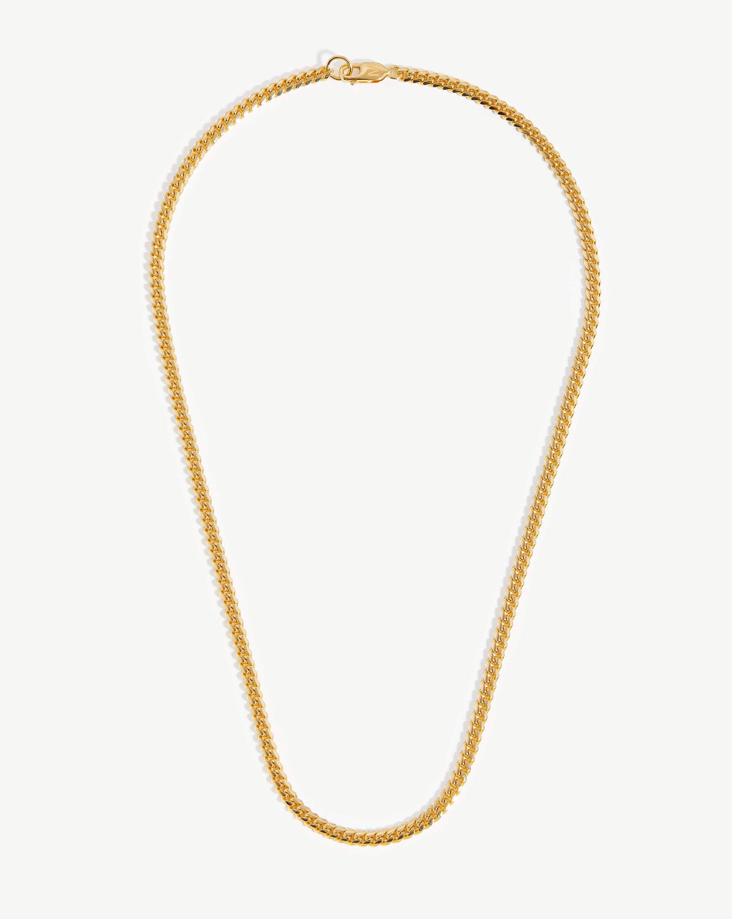 Men's Round Curb Chain Necklace Necklaces Missoma 