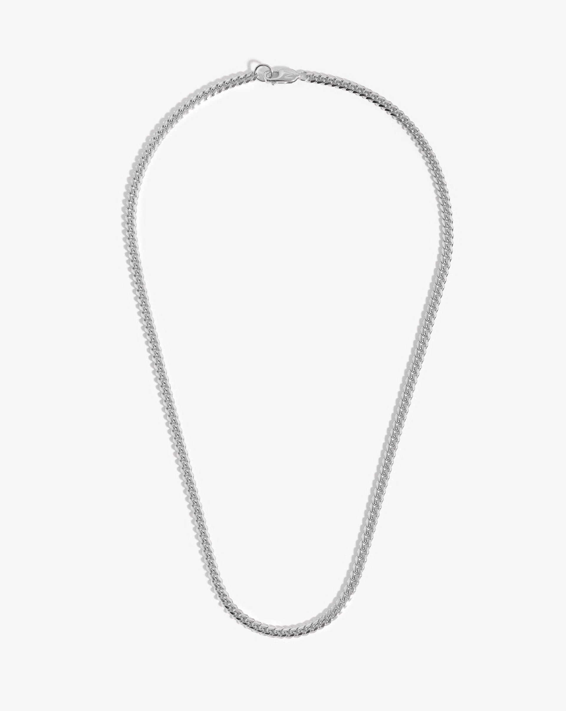 Round Curb Chain Necklace