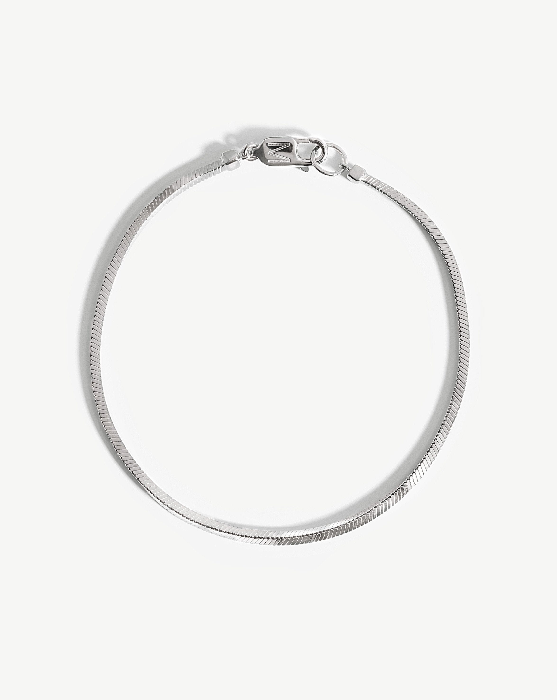 Men's Square Snake Chain Bracelet Bracelets Missoma 