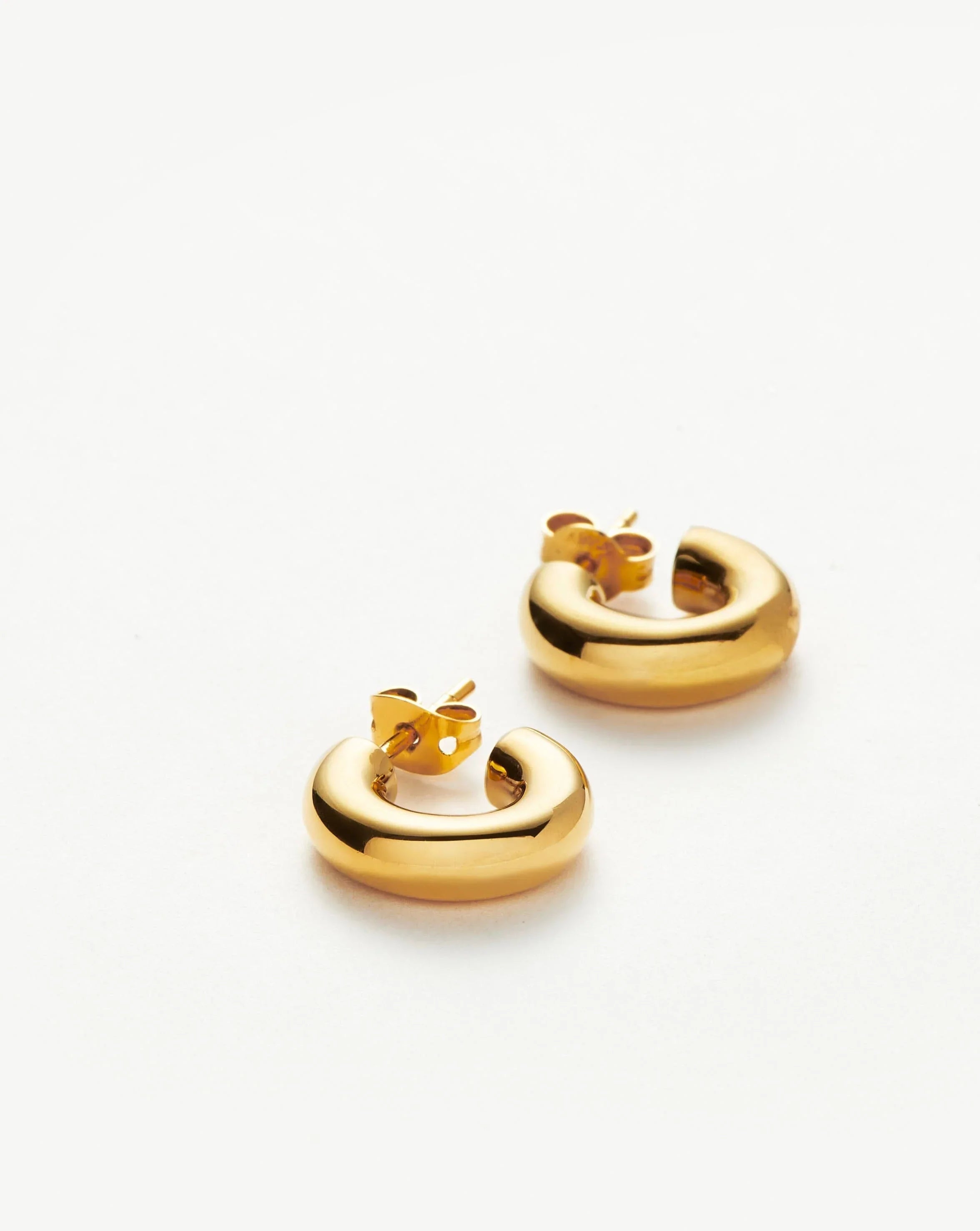 Missoma gold mini tunnel hoops deals