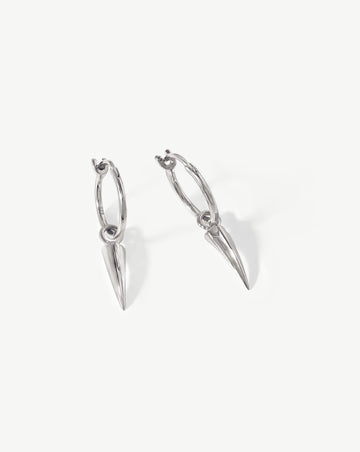 Mini Claw Charm Hoop Earrings Earrings Missoma 