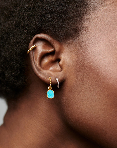 MISSOMA Summer Sale: Up To 50% Off Jewellery! 3 Charm Hoop Earrings