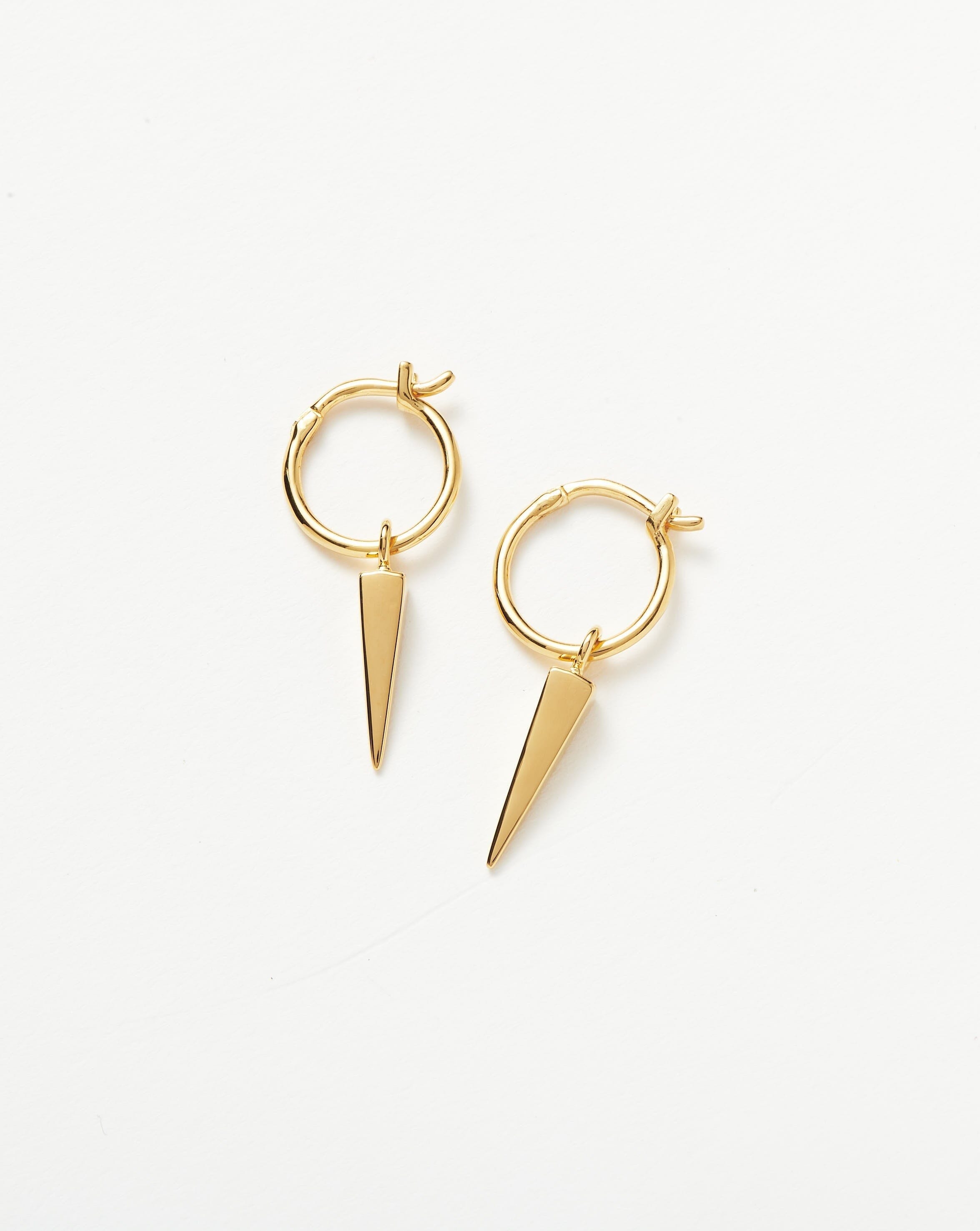 Mini Spike Charm Hoop Earrings Earrings Missoma 