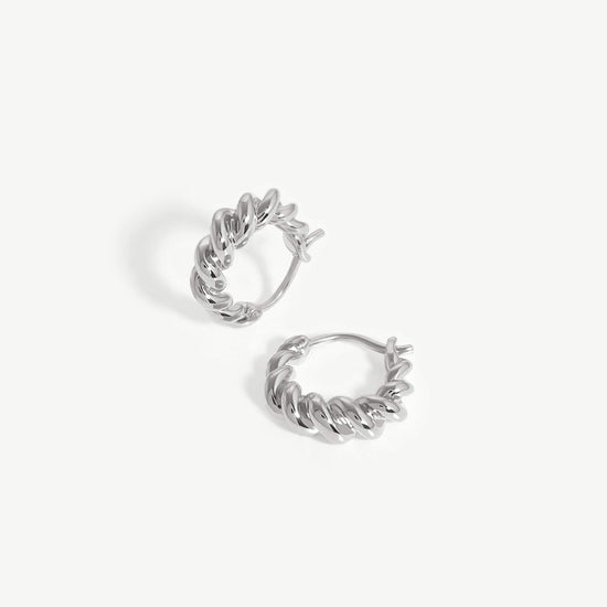 Mini Tidal Hoop Earrings | Sterling Silver Earrings Missoma 