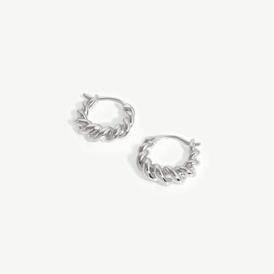 Mini Tidal Hoop Earrings | Sterling Silver Earrings Missoma 