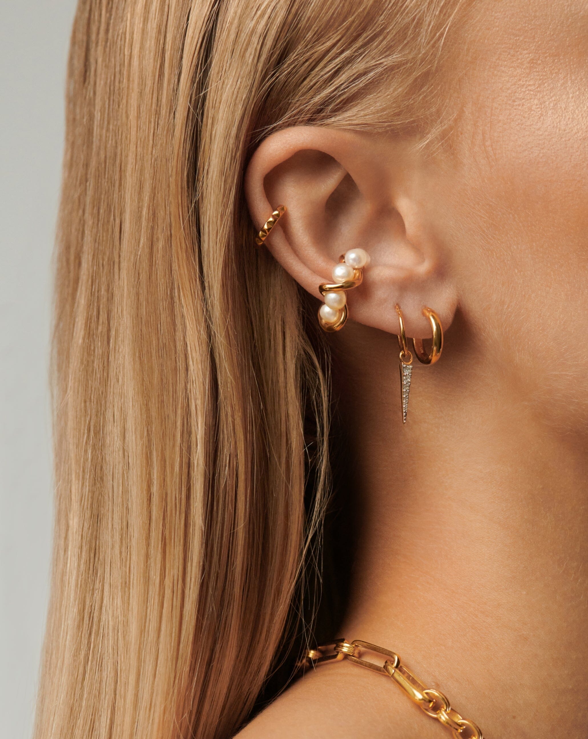 Monogram Play Earrings S00 - Fashion Jewelry M01186