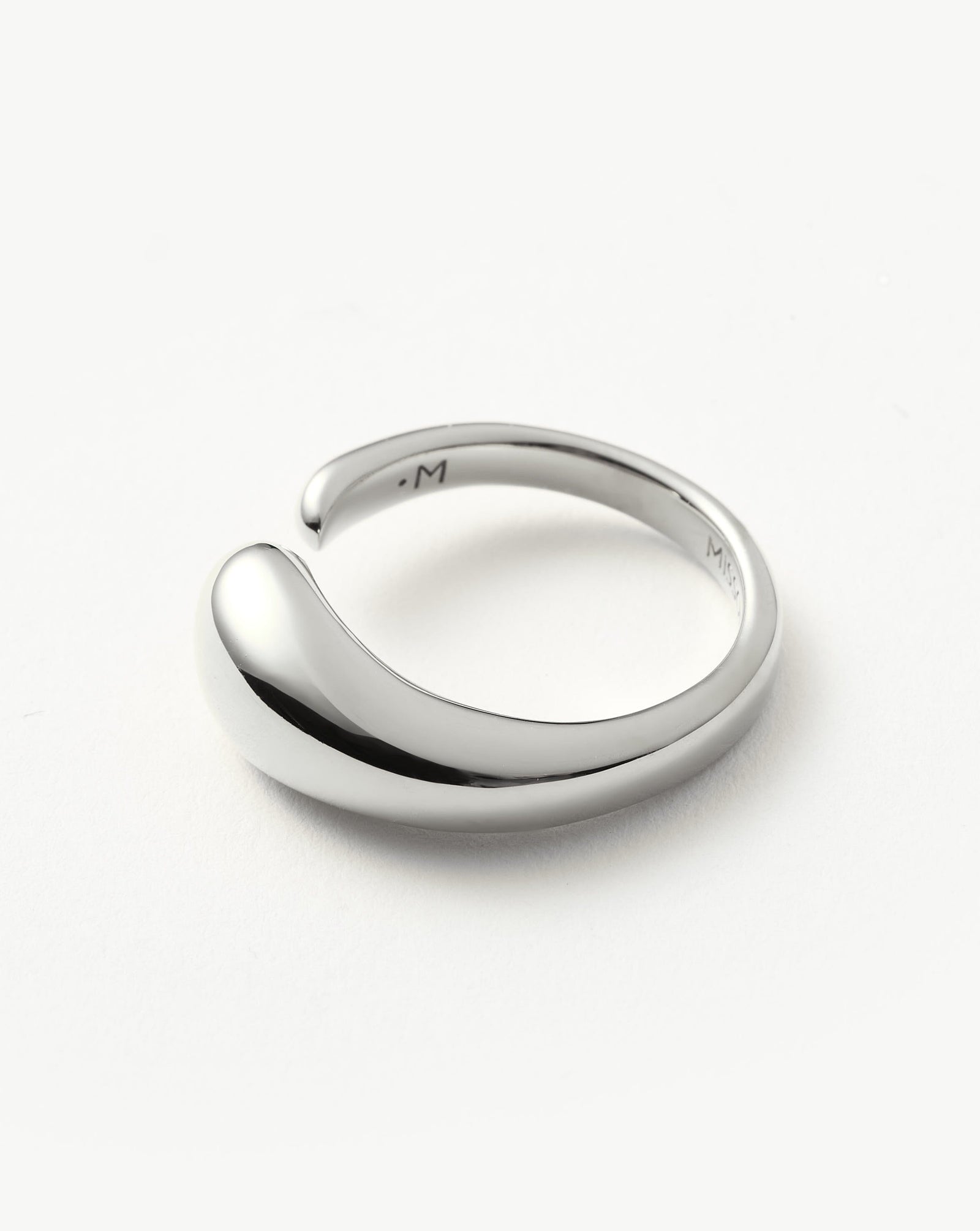 Molten Asymmetric Open Ring | Silver Plated | Missoma