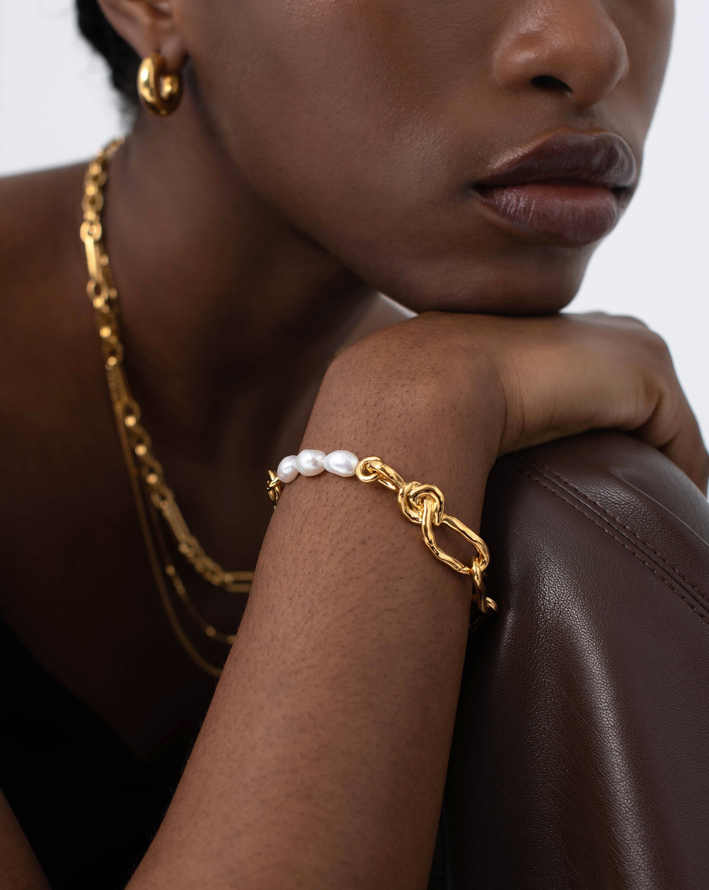 Gold chain bracelet | 14k gold filled | koiatelier.com – Koi Atelier