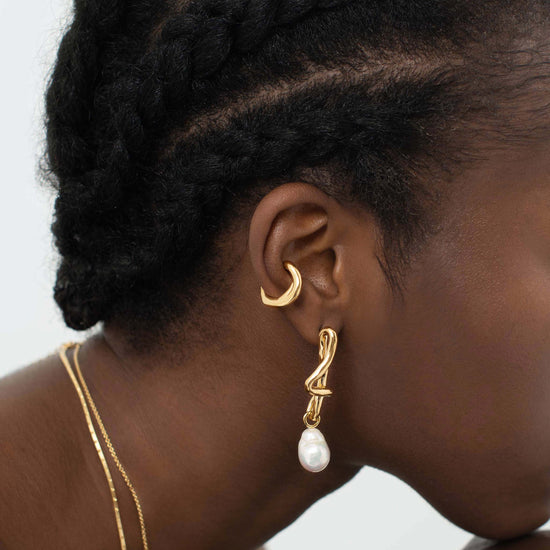 Molten Ear Cuff Earrings Missoma 