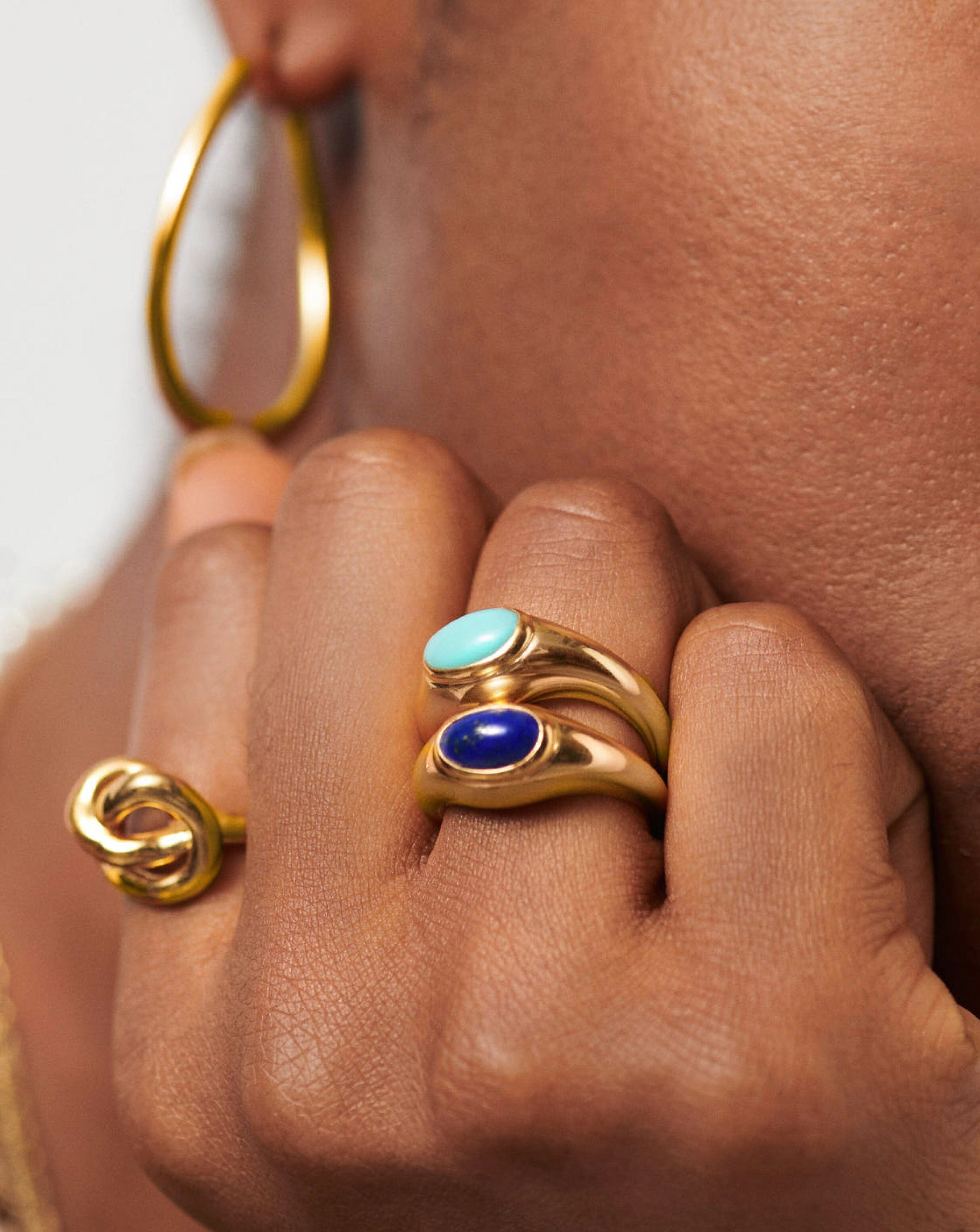Solid gold hotsell gemstone rings