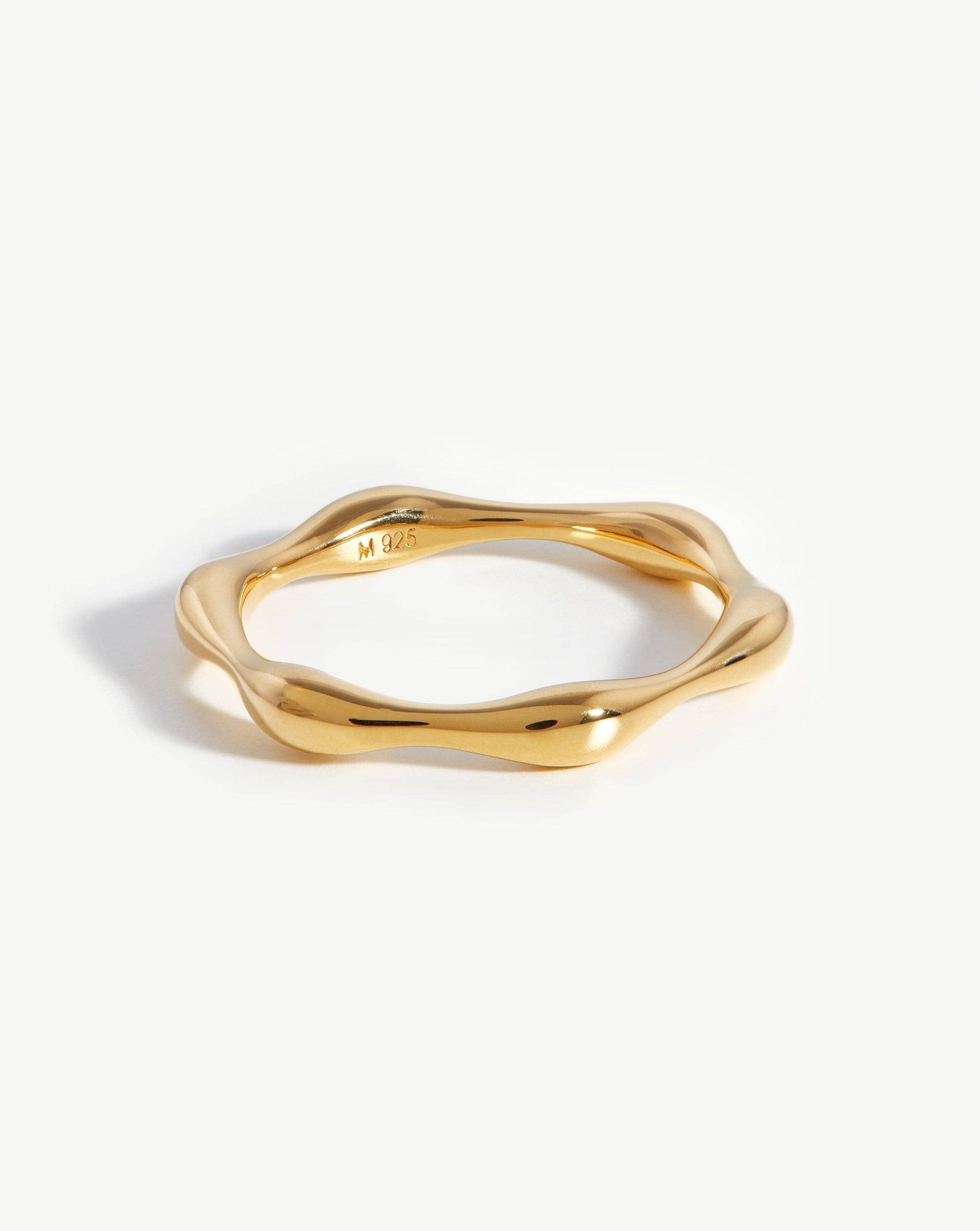 Molten Ring | 18ct Gold Plated Vermeil Rings Missoma 