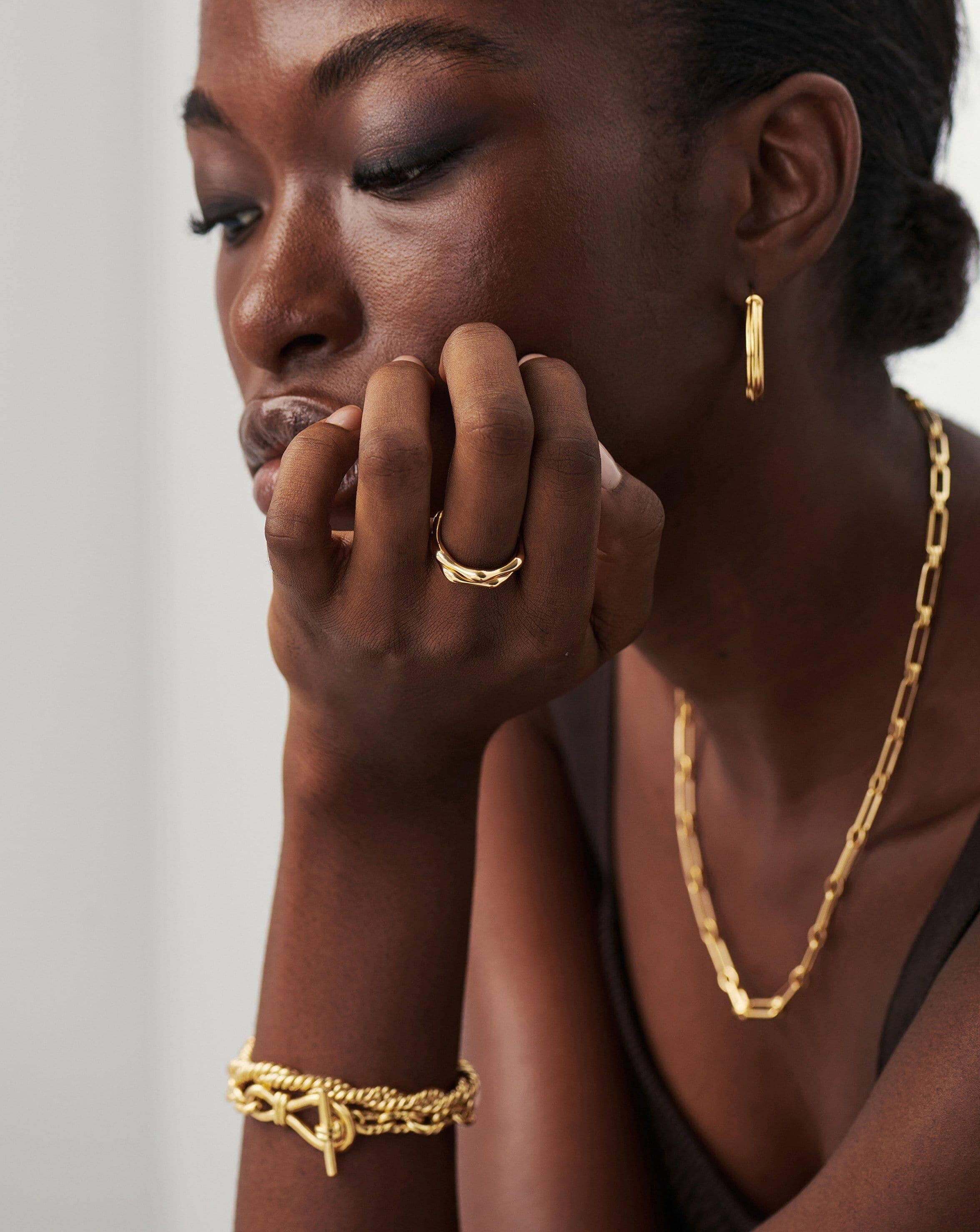 Molten Ring | 18ct Gold Plated Vermeil Rings Missoma 