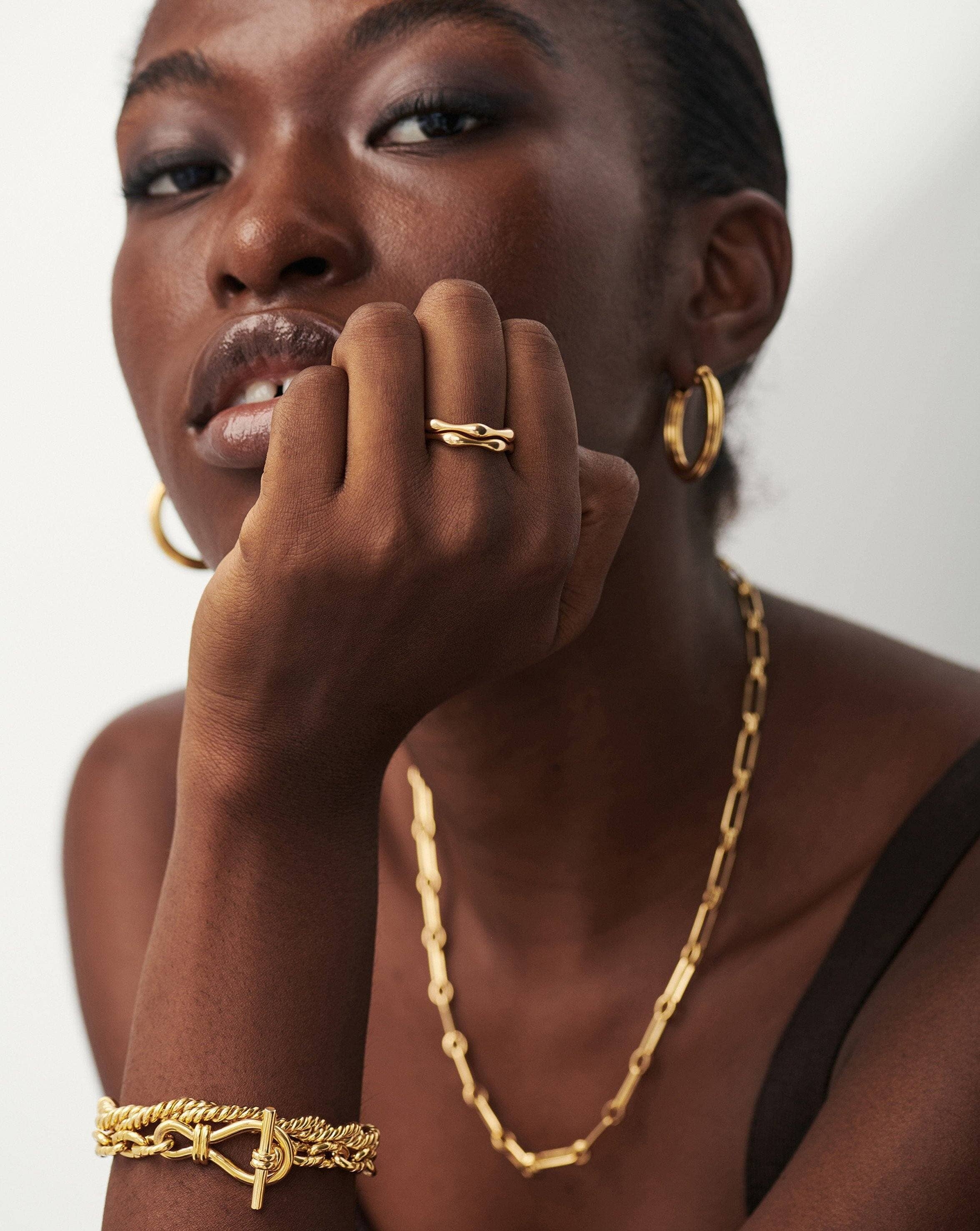 Molten Ring | 18ct Gold Plated Vermeil Rings Missoma 