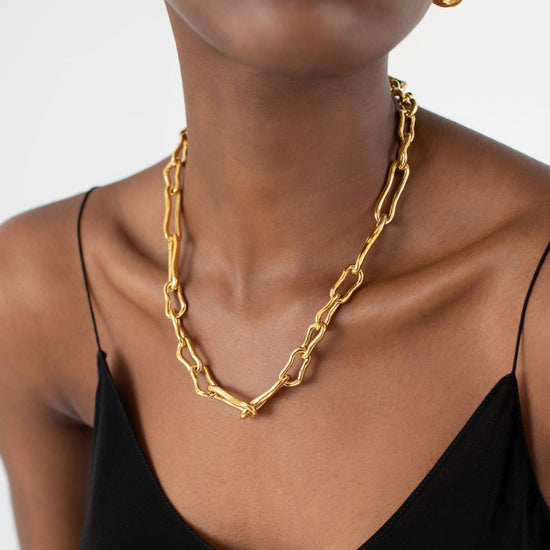 Molten Twisted Infinity Chain Necklace Necklaces Missoma 