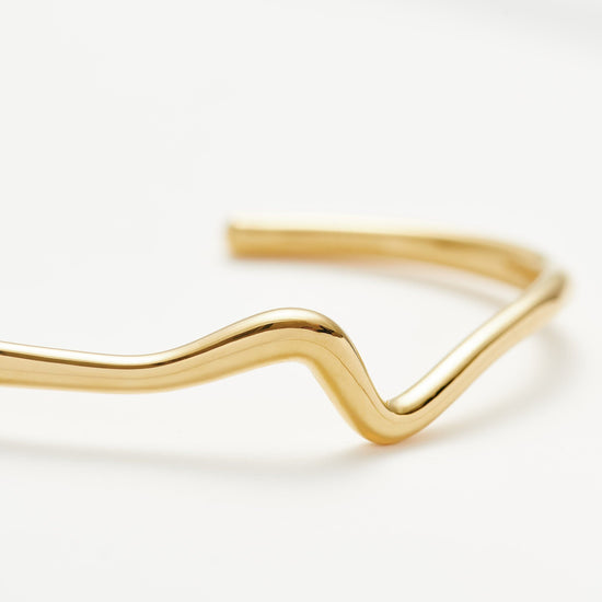 Molten Wave Cuff Bracelet Bracelets Missoma 