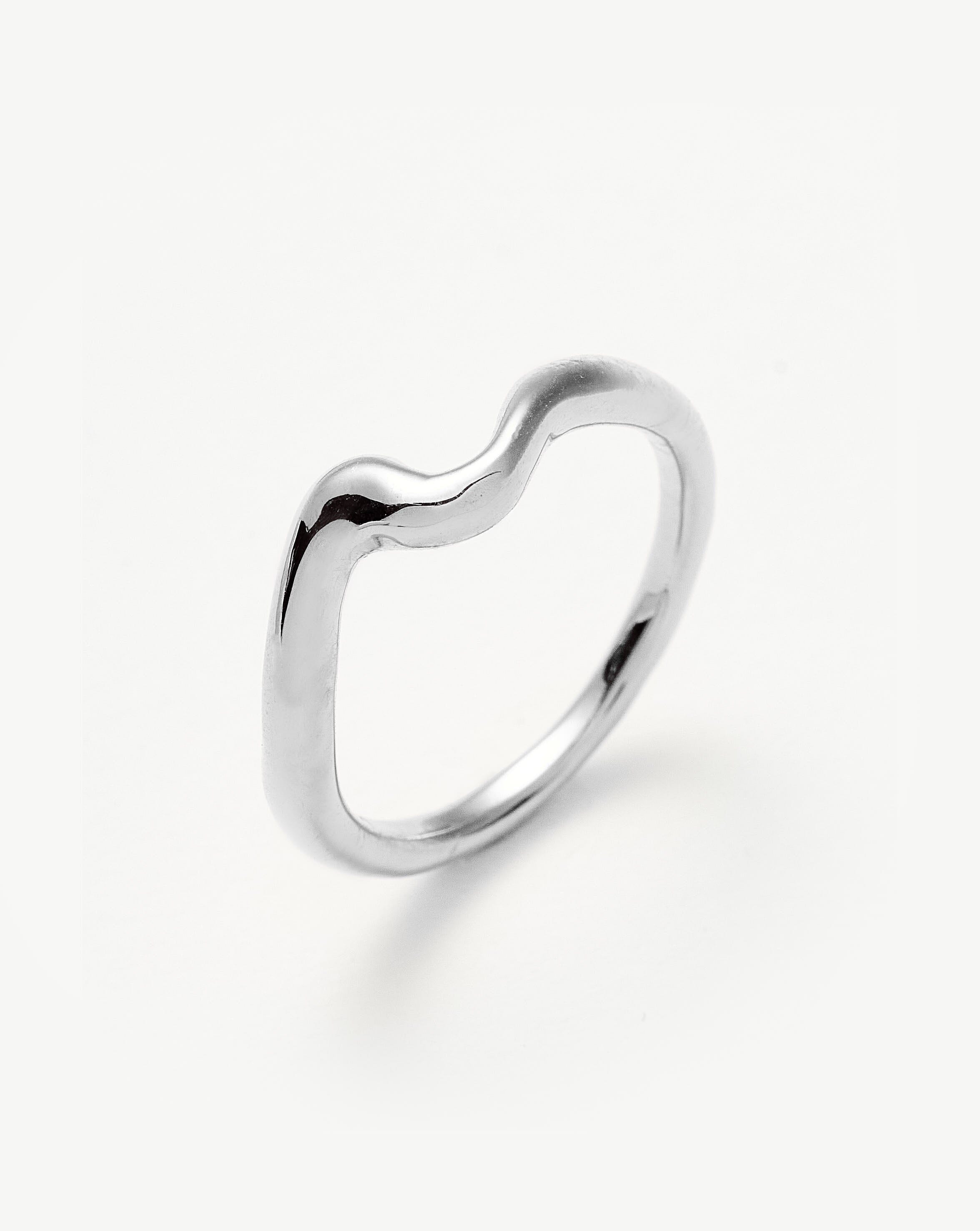 Molten Wave Stacking Ring Rings Missoma 