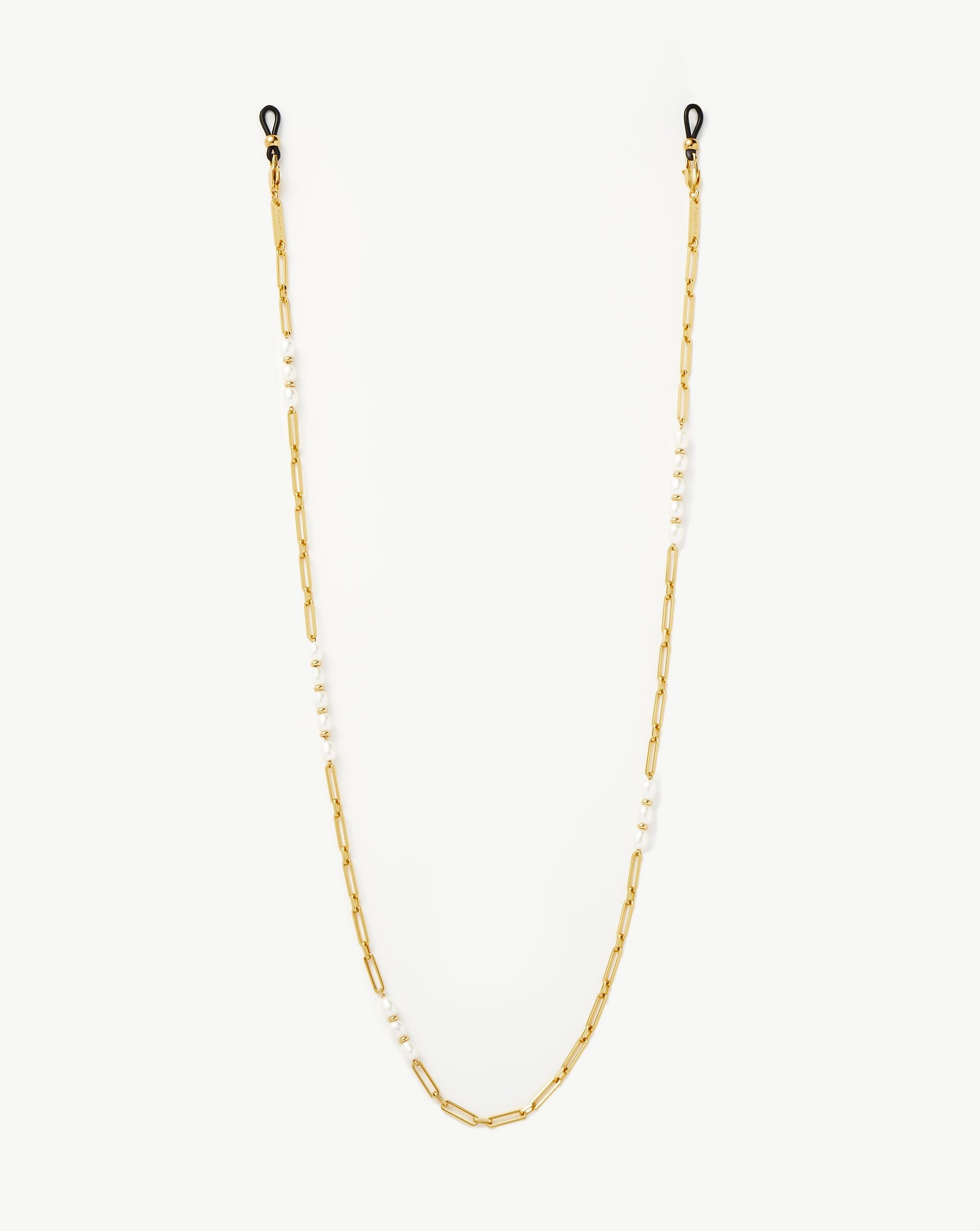 Paperclip Pearl Eyewear Chain Accessories Missoma 