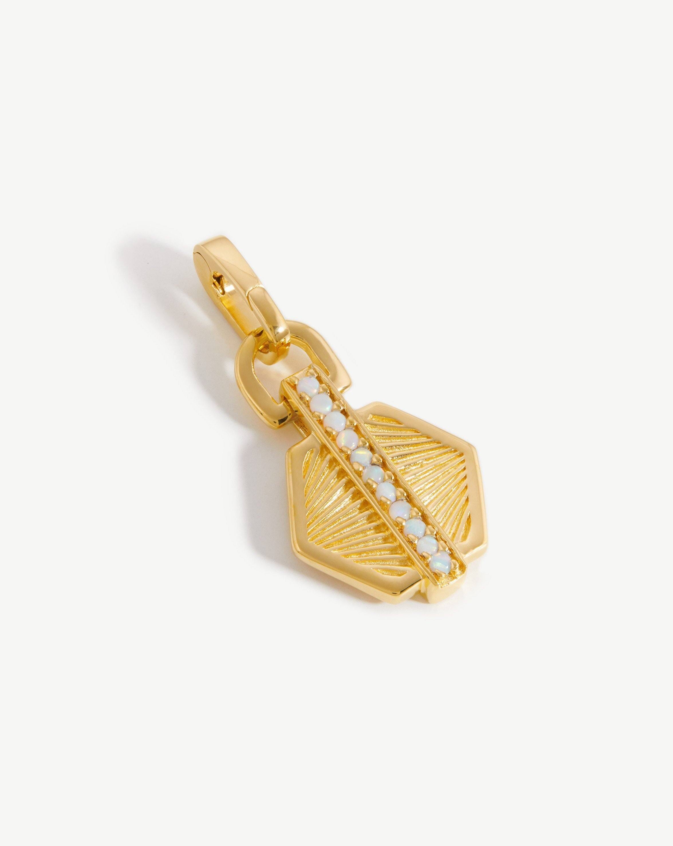 Pave Hex Clip-On Pendant Charms & Pendants Missoma 