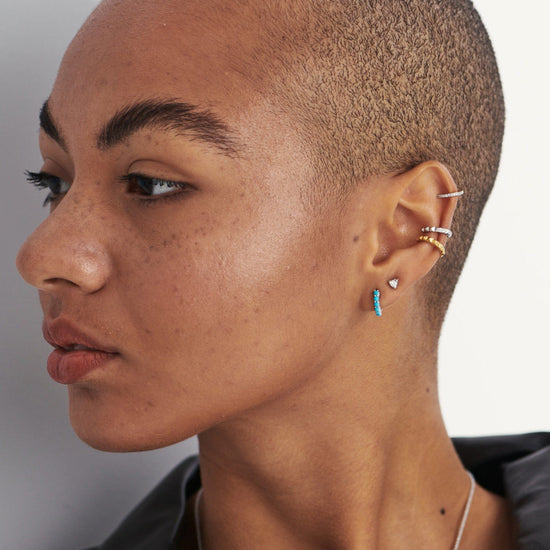 Prism Stud Earrings | Sterling Silver/Cubic Zirconia Earrings Missoma 