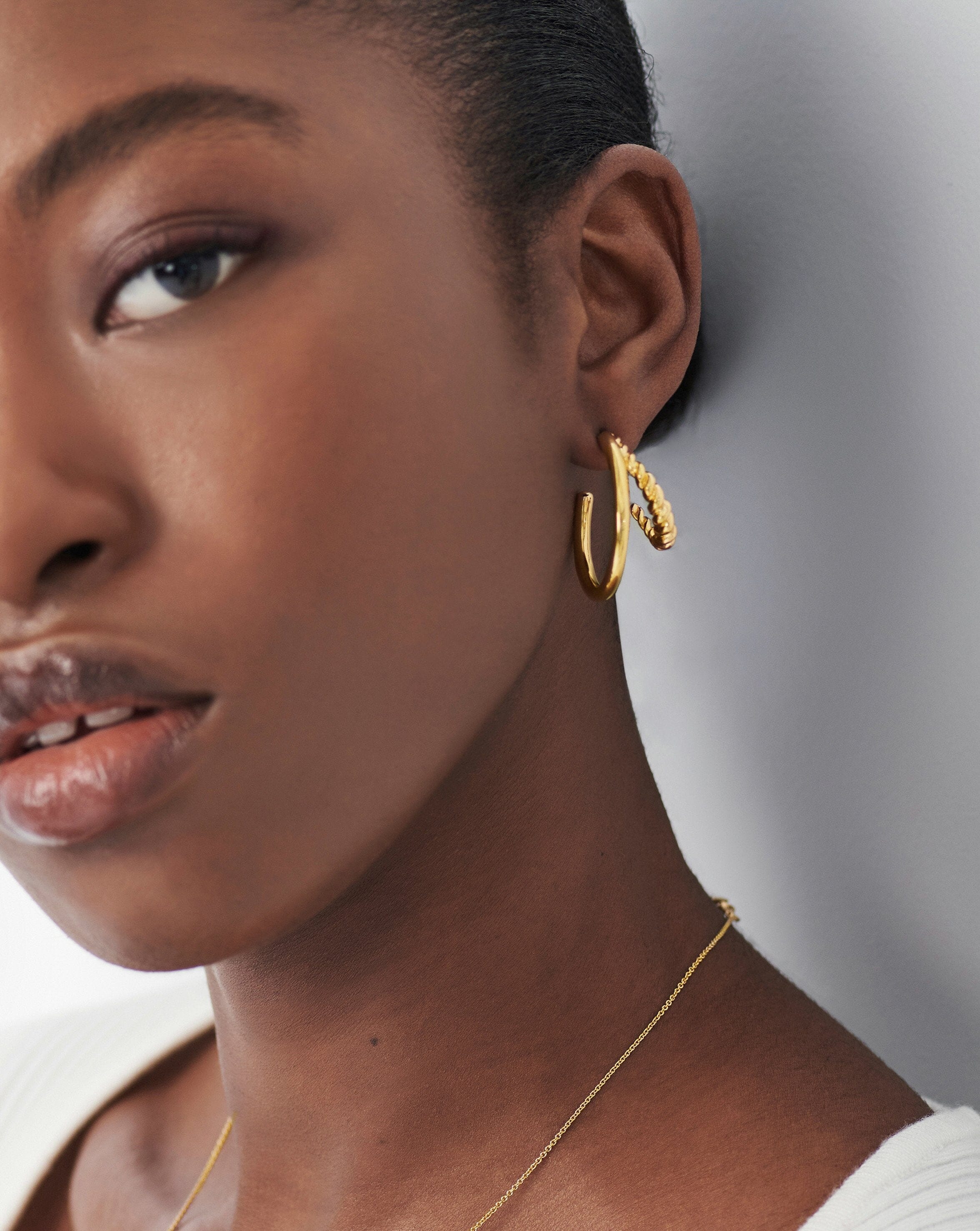 Radial Hoop Earrings Earrings Missoma 