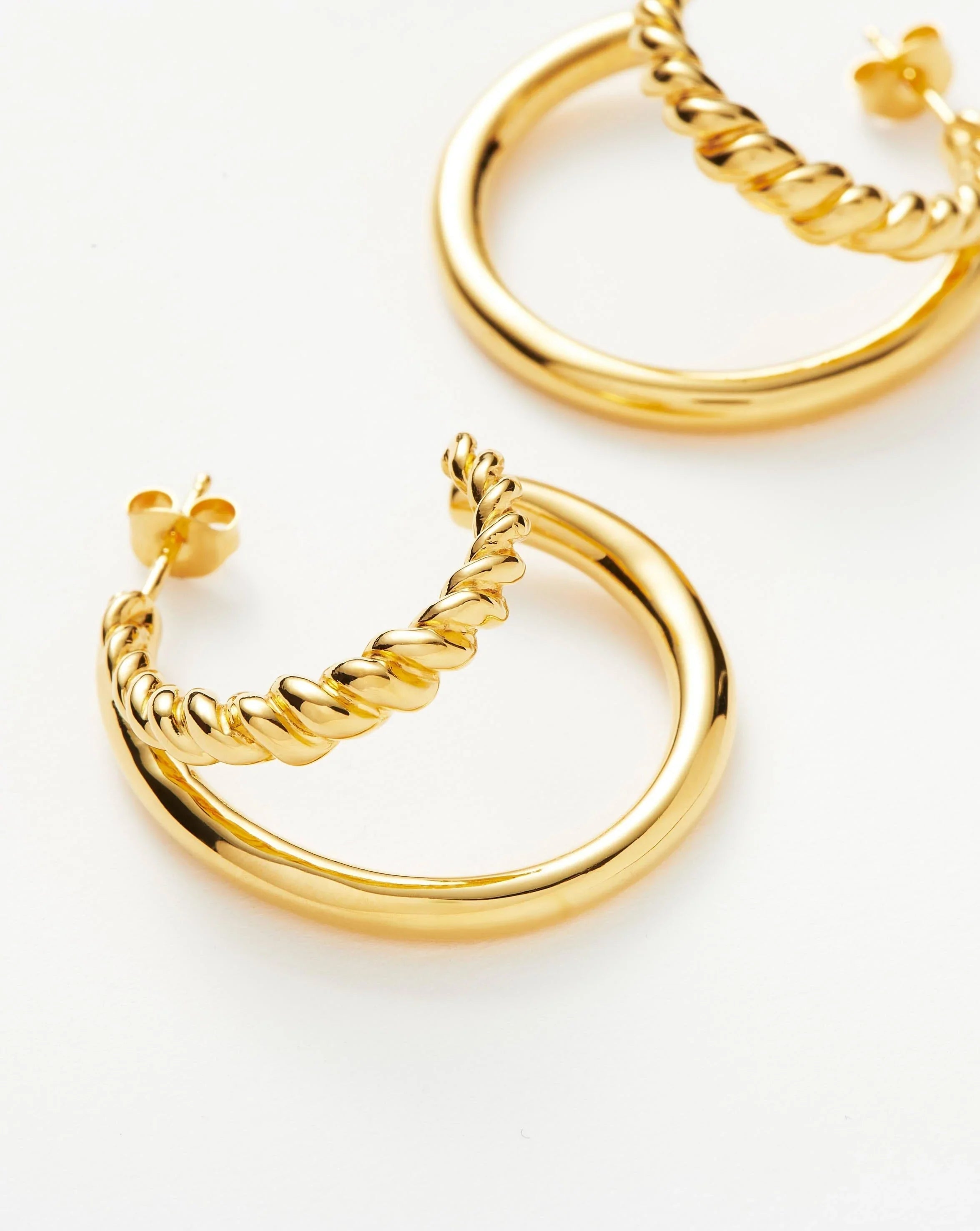 Radial Hoop Earrings Earrings Missoma 