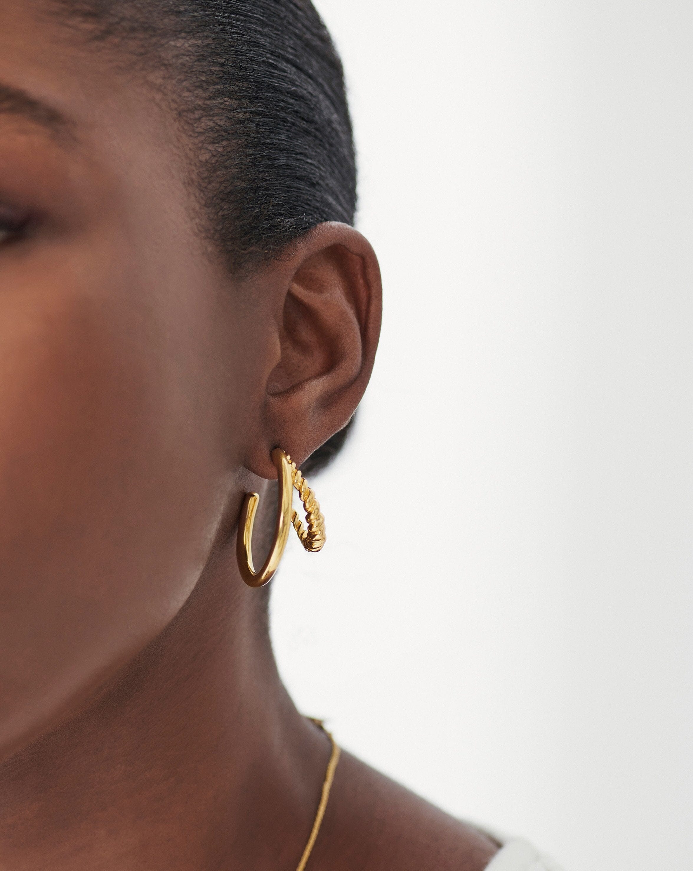 Radial Hoop Earrings Earrings Missoma 